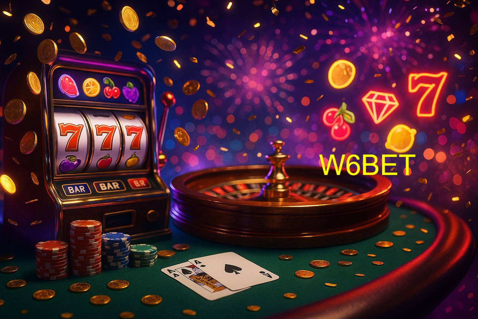 Jogos emocionantes no W6BET